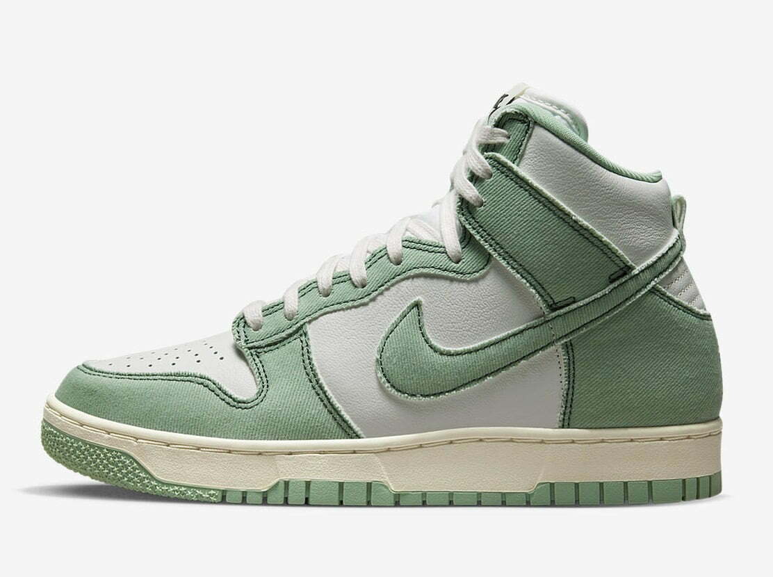 Nike Dunk High 1985 Green Denim