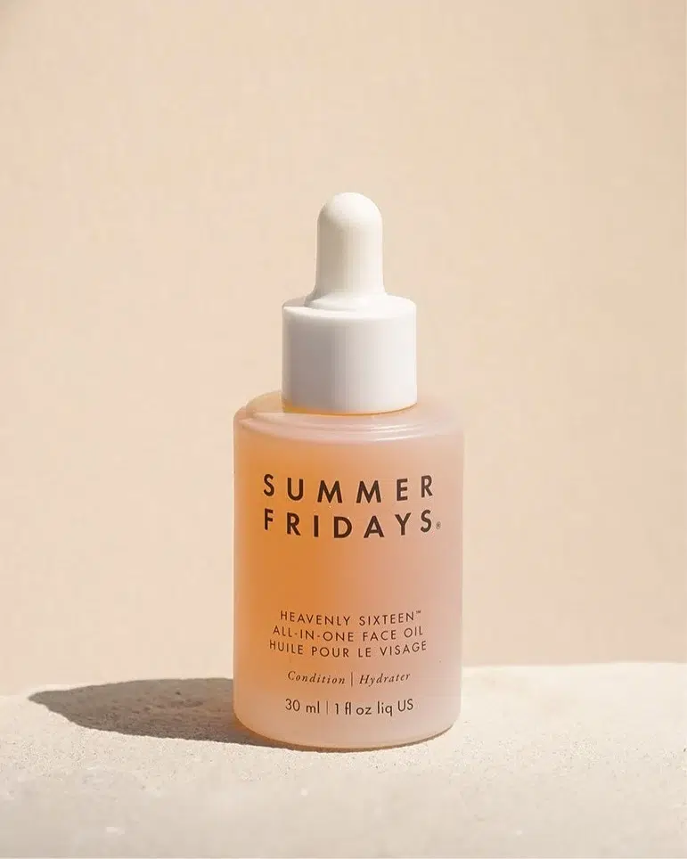 2. Summer Fridays Heavenly Sixteen All-In-One Face Oil