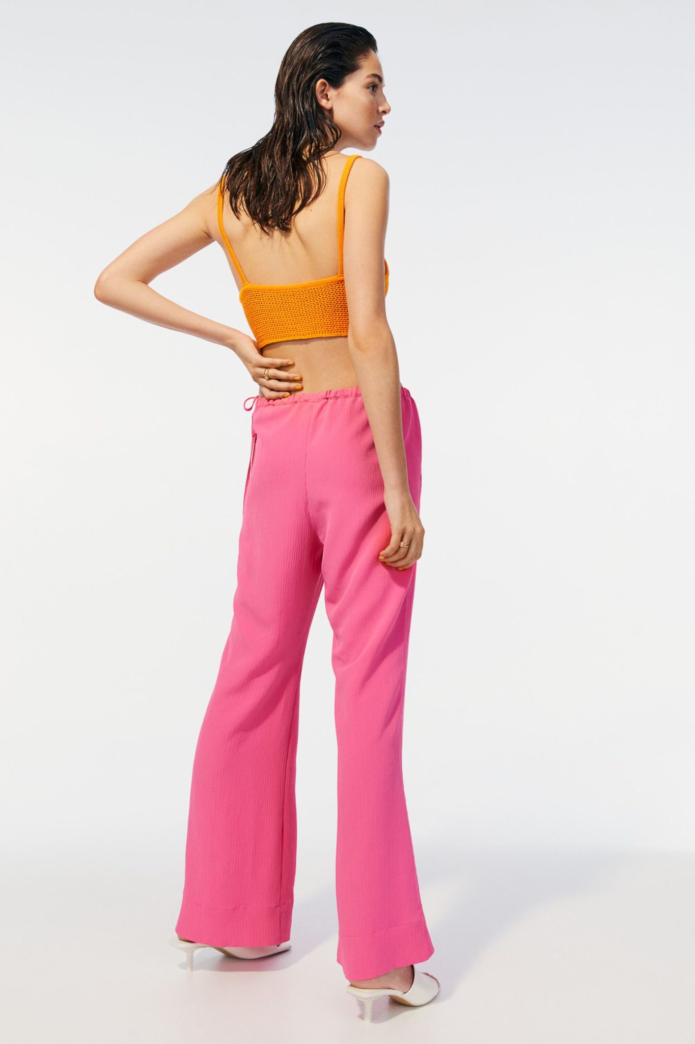 Best Pink Flare Pants H&M