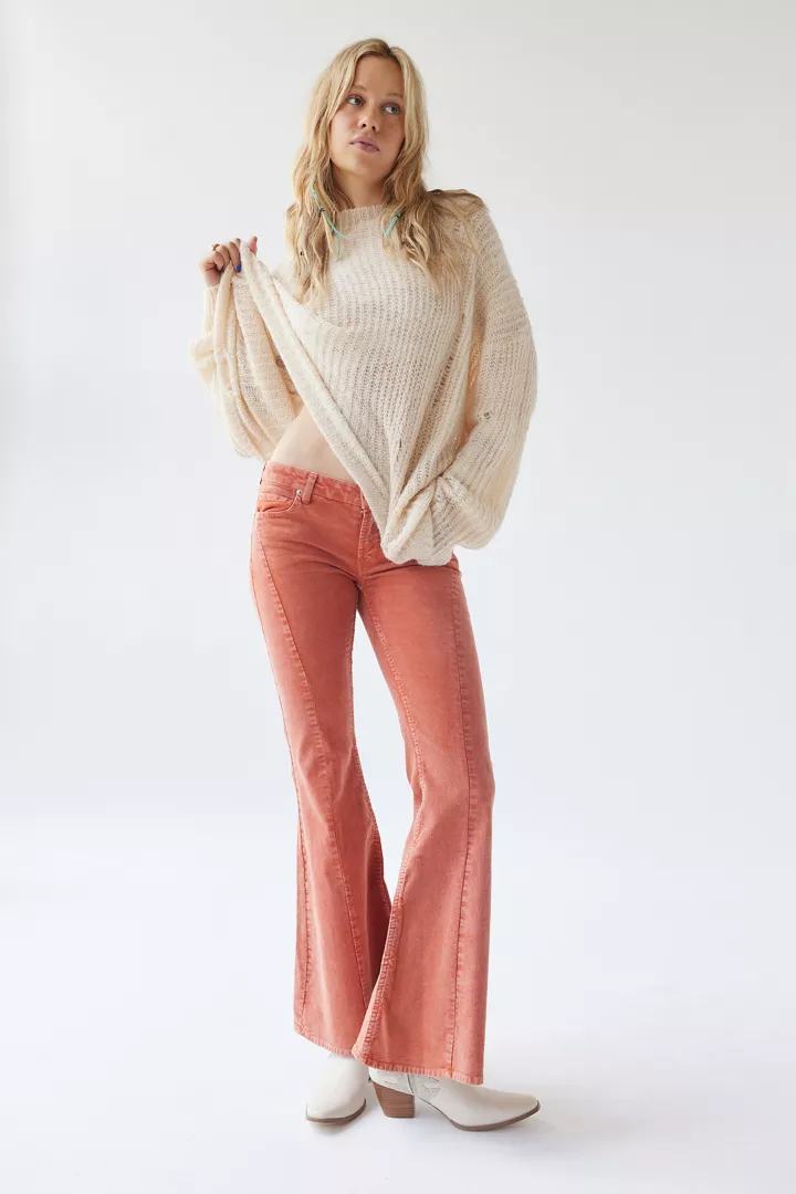 Best Pink Flare Pants Urban Outfitters