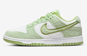 Nike Dunk Low Fleece Green White