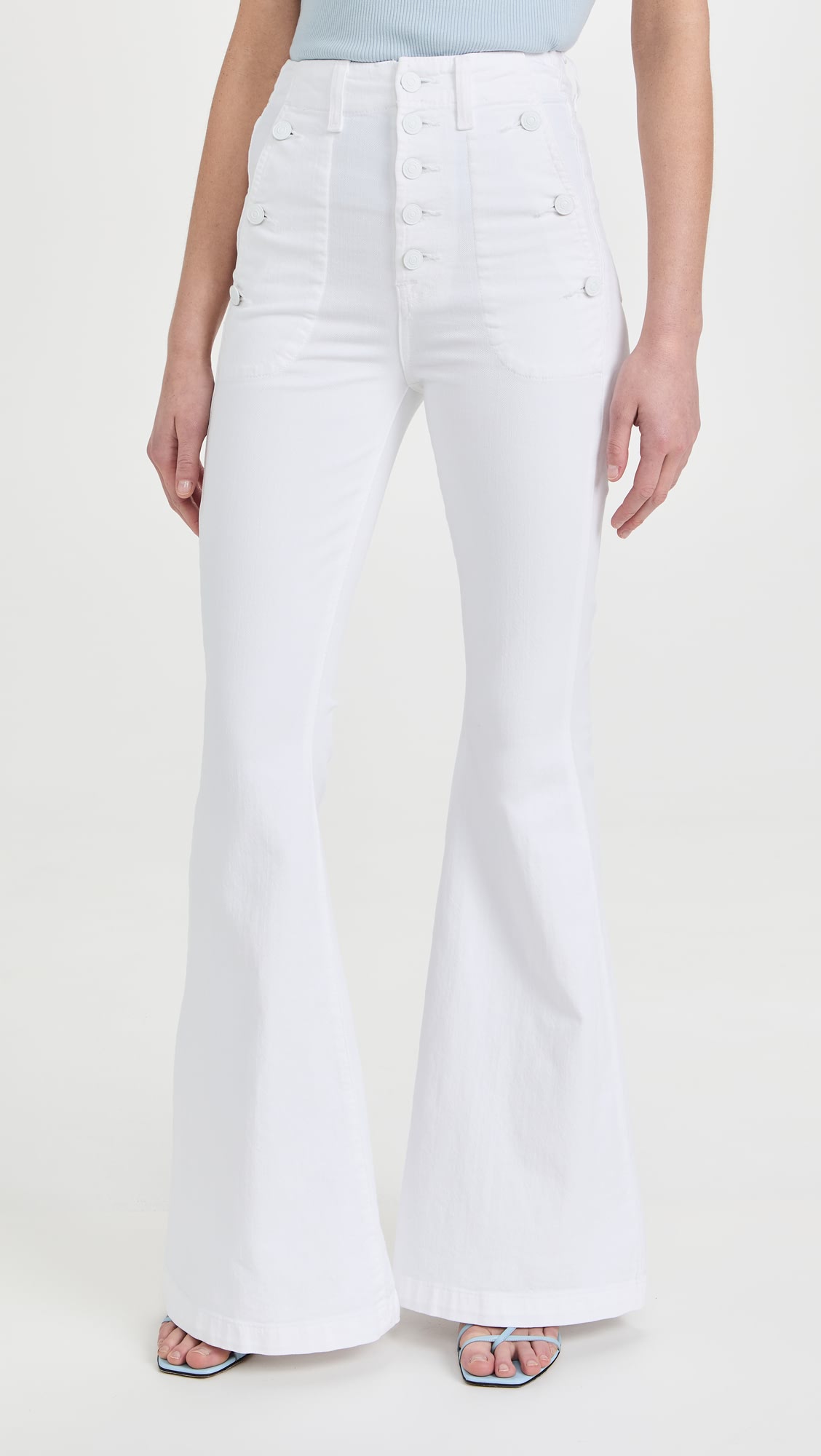 Best White Flare Pants 7 For All Mankind