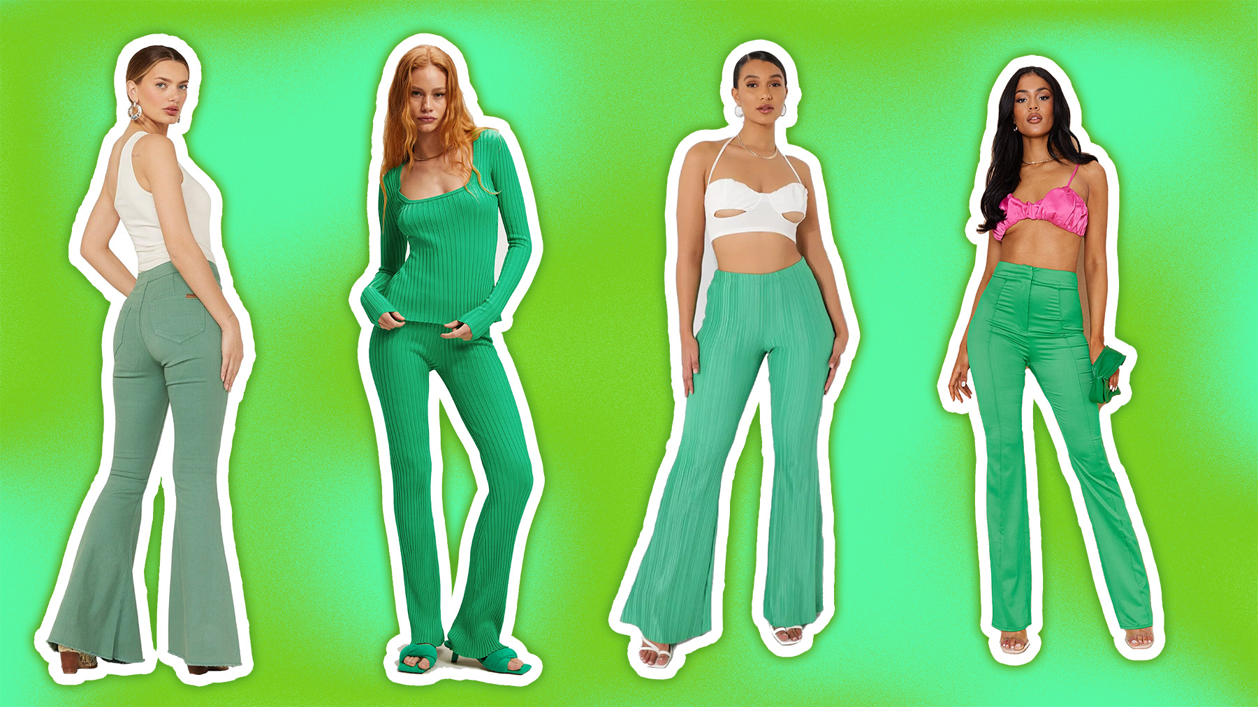 The 12 Best Green Flare Pants to Buy in 2024