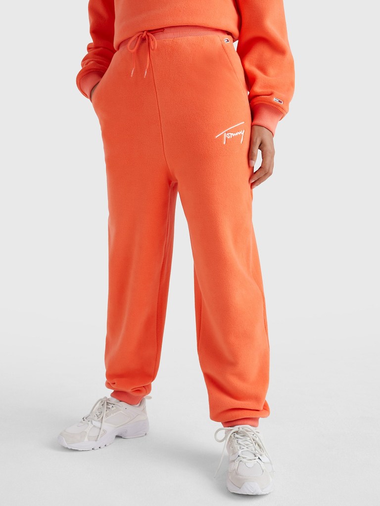 Best Orange Sweatpants Tommy Hilfiger