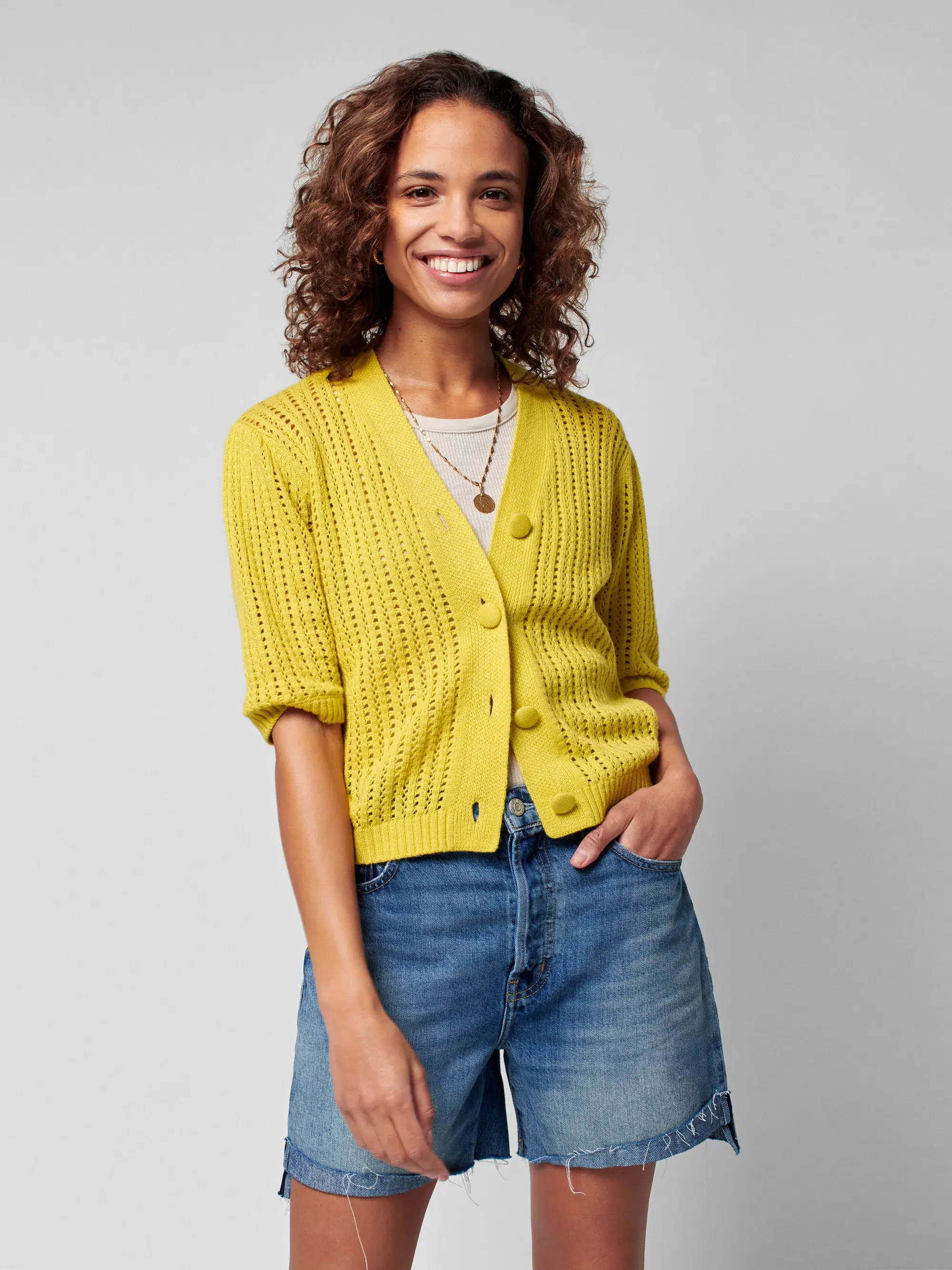 The 15 Best Yellow Cardigans to Reach For This Season