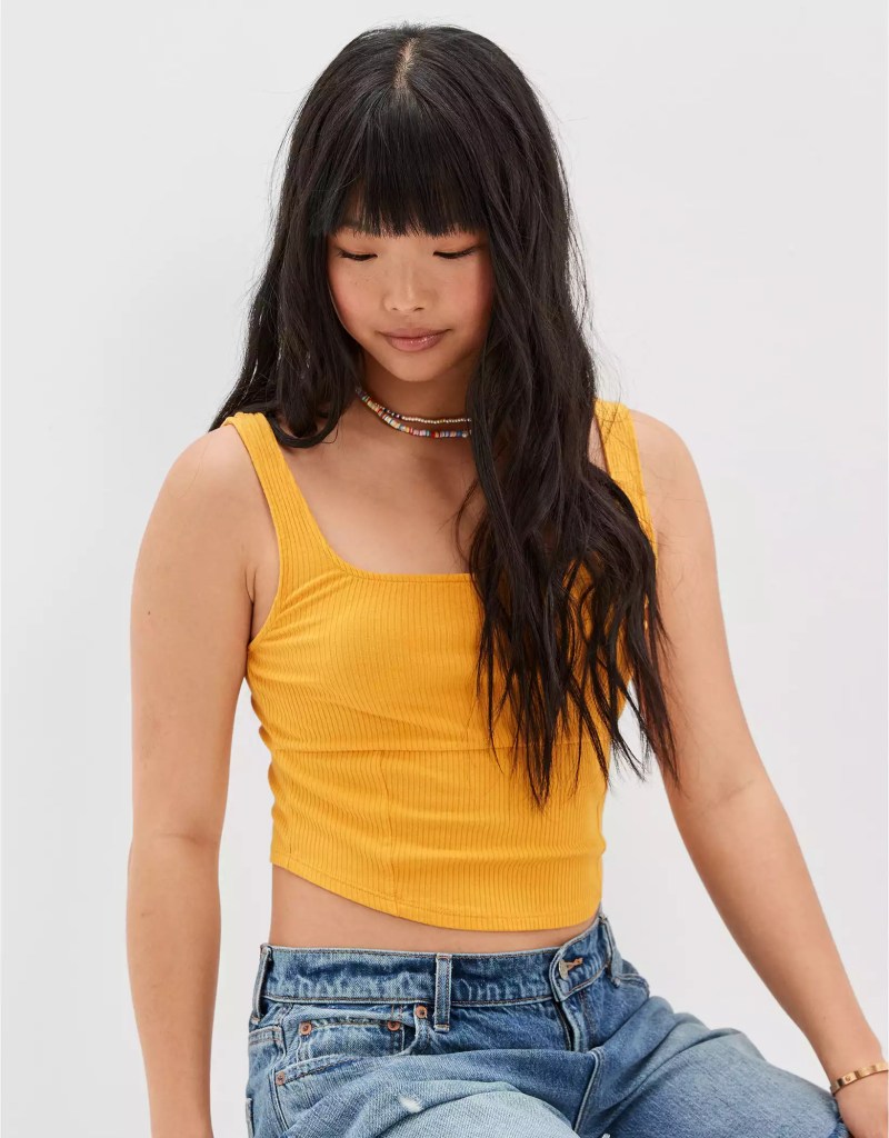 Best Yellow Tank Tops American Eagle