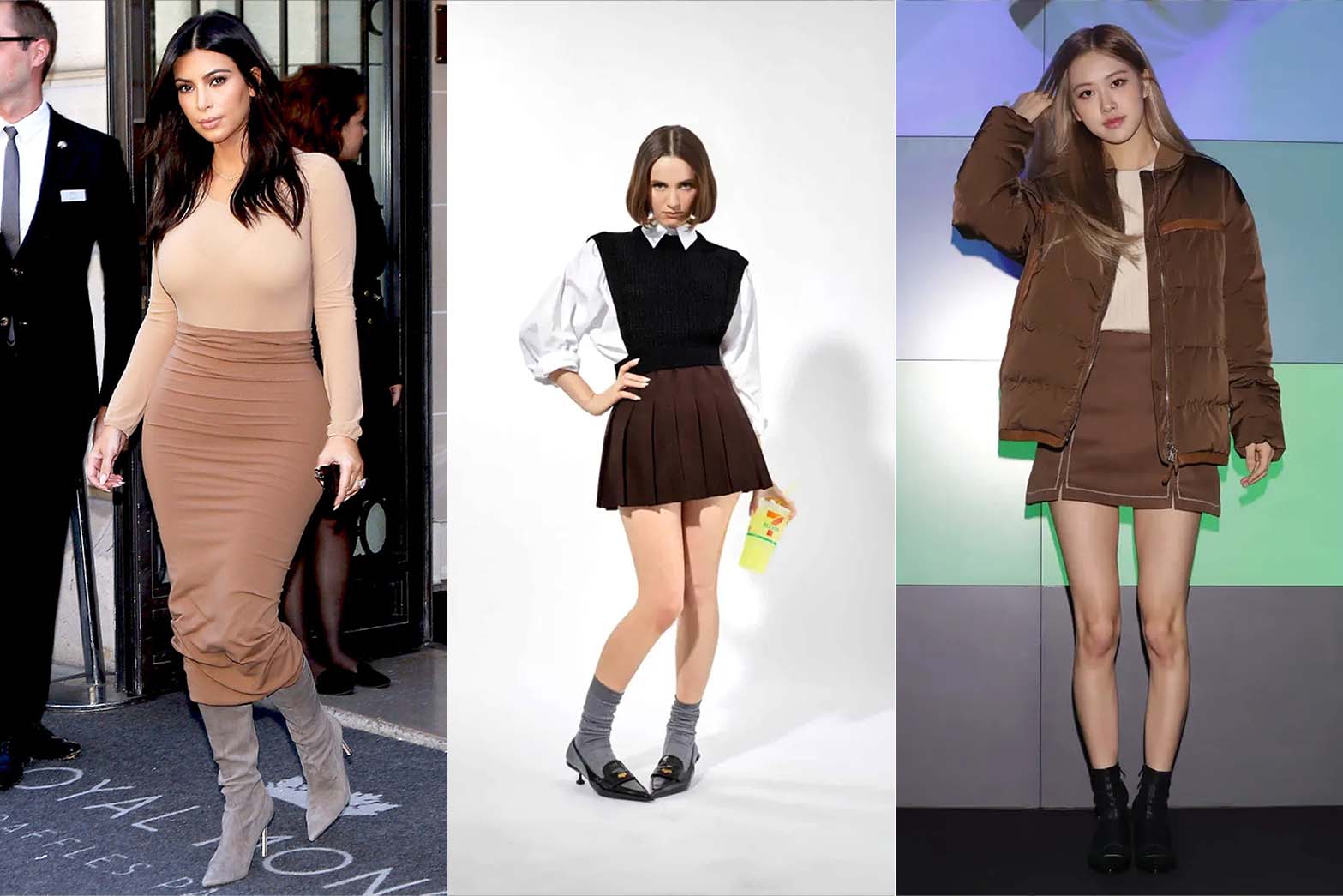 Best Brown Skirt Outfits RAYDAR