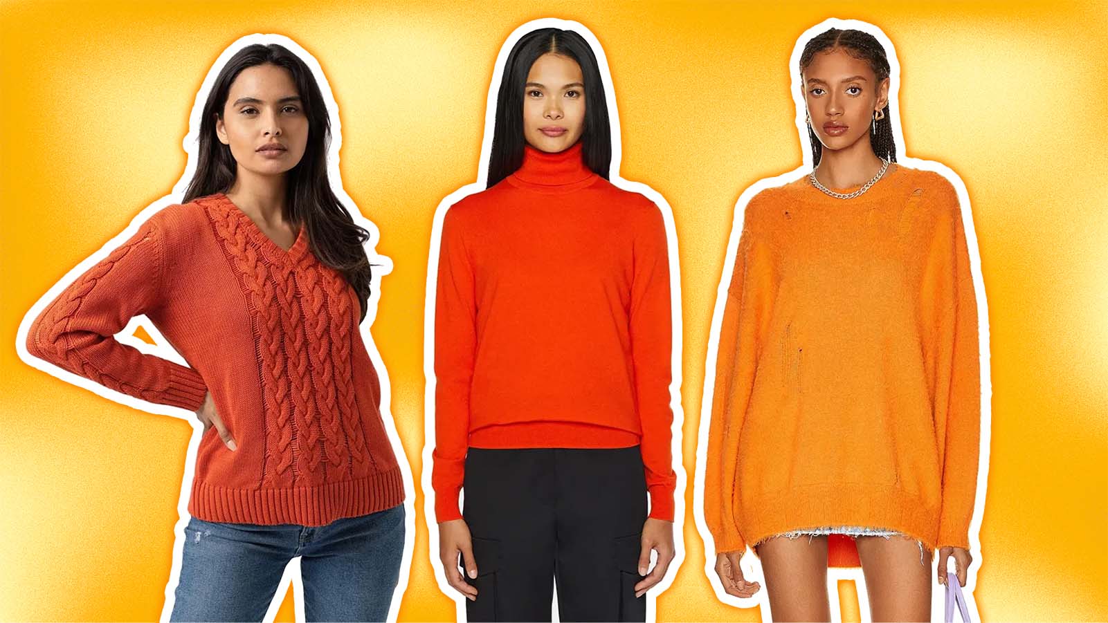 Best Orange Sweater RAYDAR