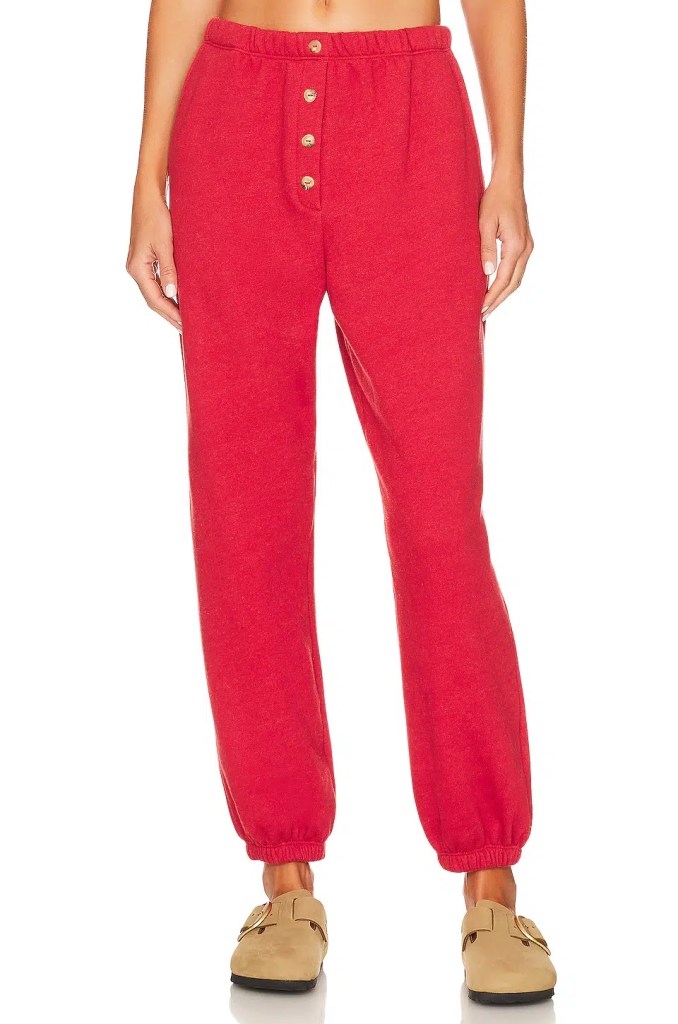Best Red Sweatpants DONNI
