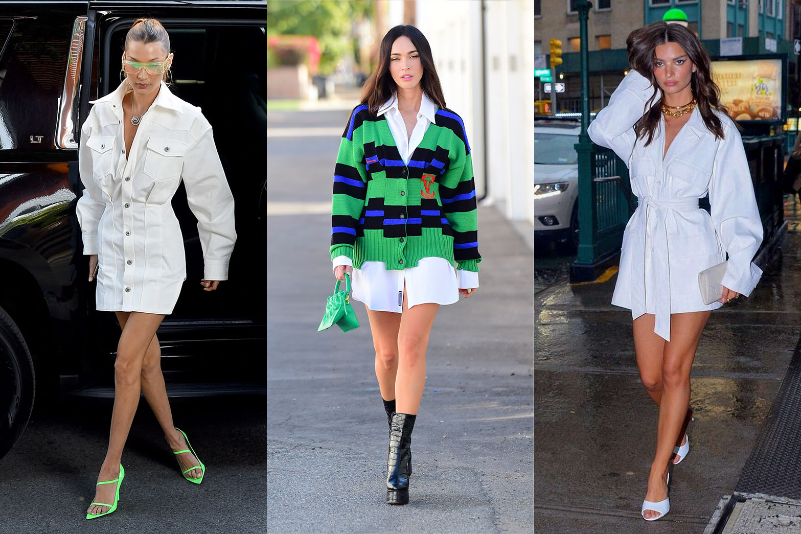 How to Style a Shirt Dress According to Celebs