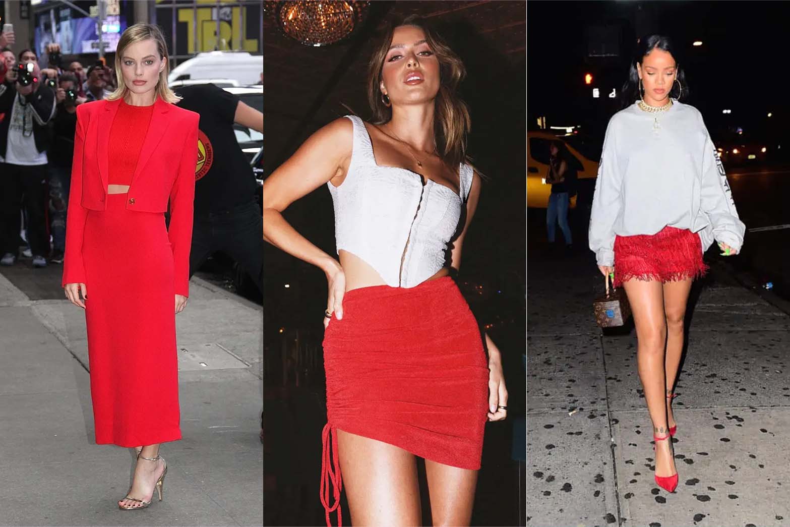 What to Wear With a Red Skirt RAYDAR