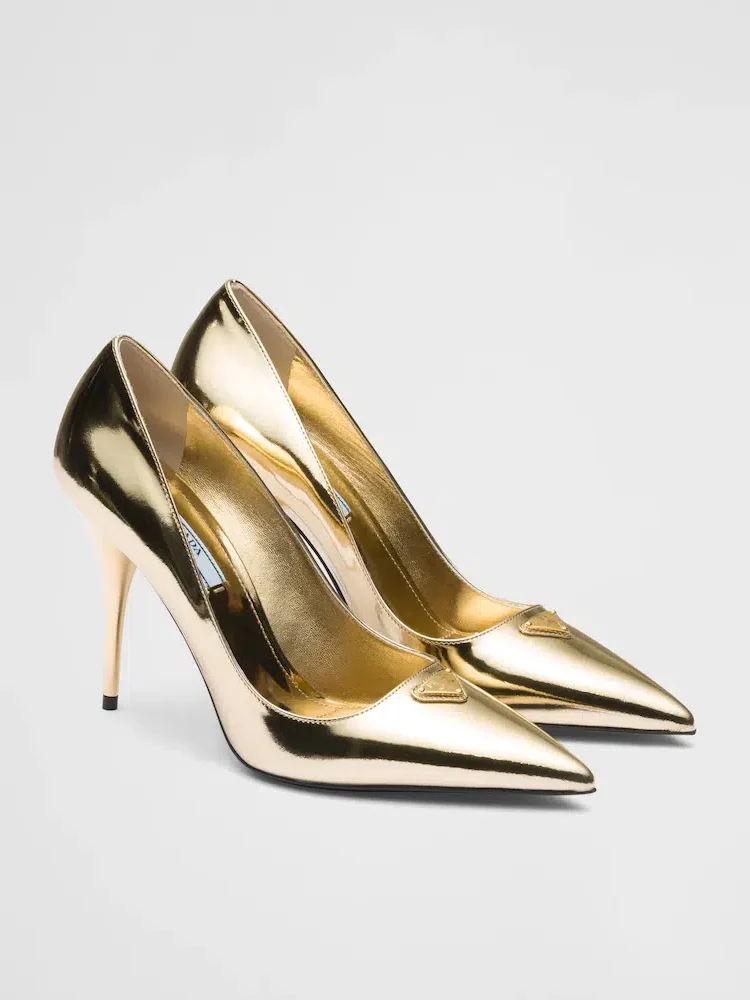 Best Gold Heels Prada