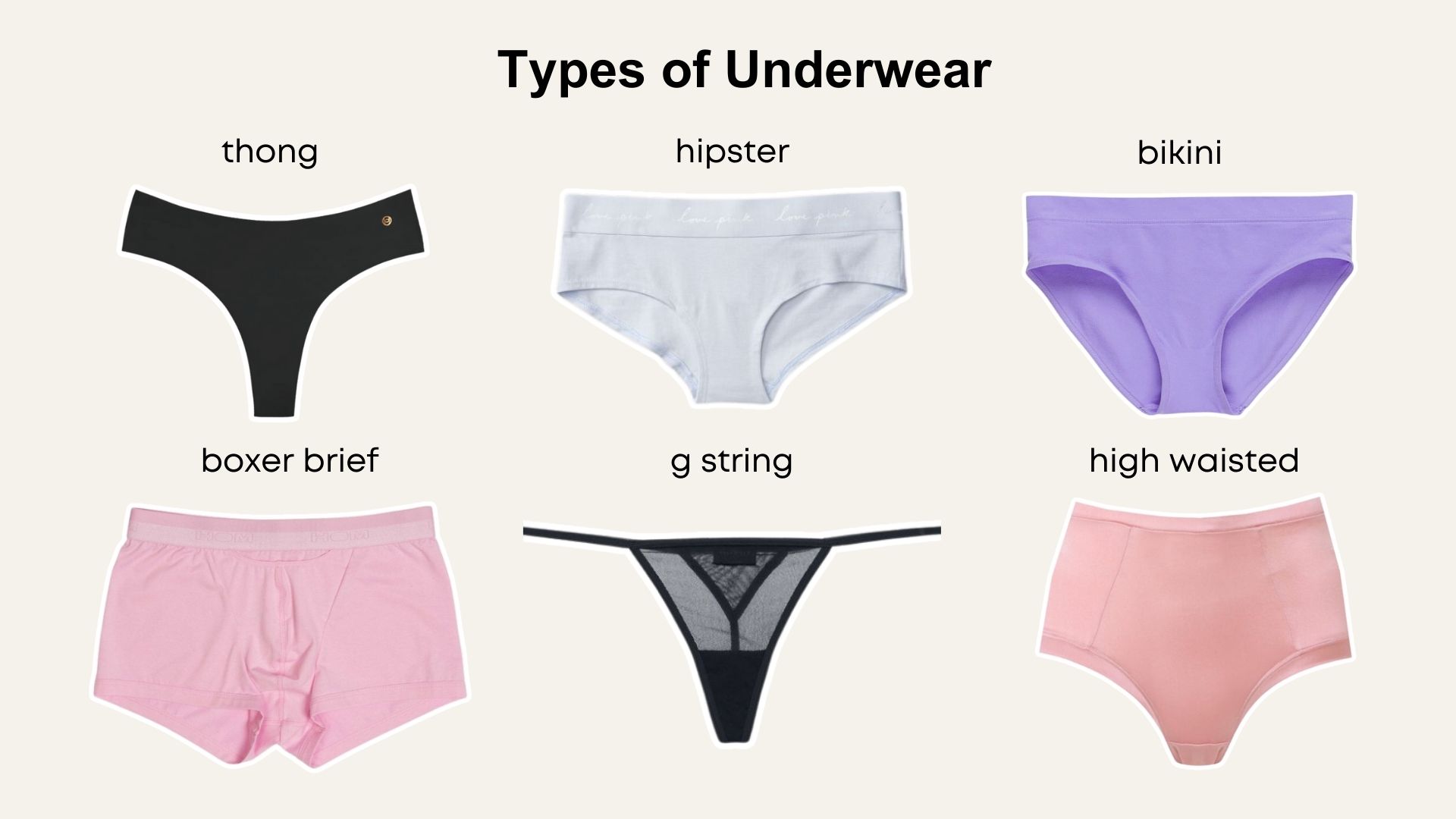 Types of Underwear: 12 Essential Styles For Women